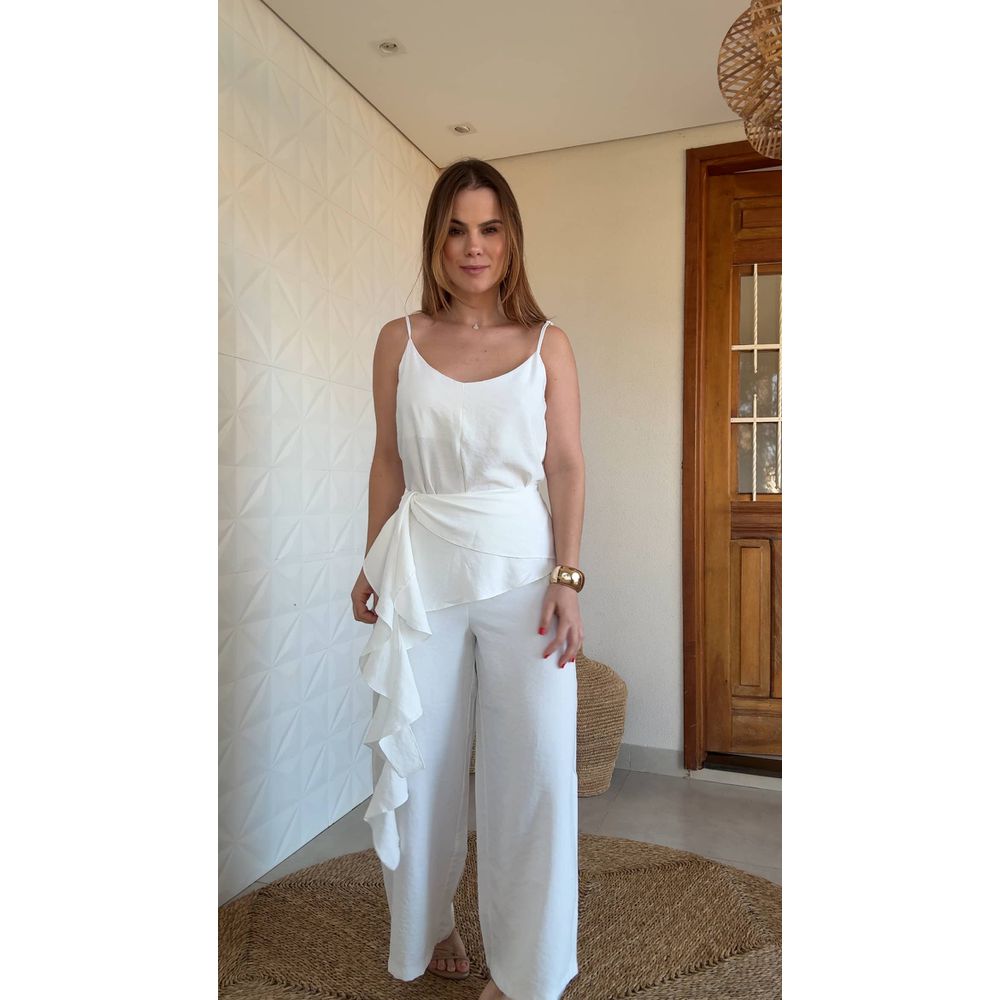 Macacão Celine Branco