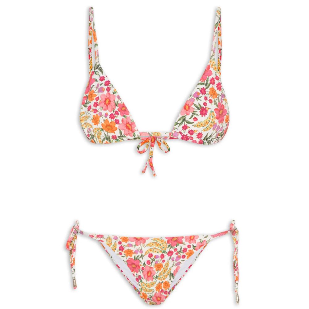 Biquini Lacinho Banana Flor Estampado