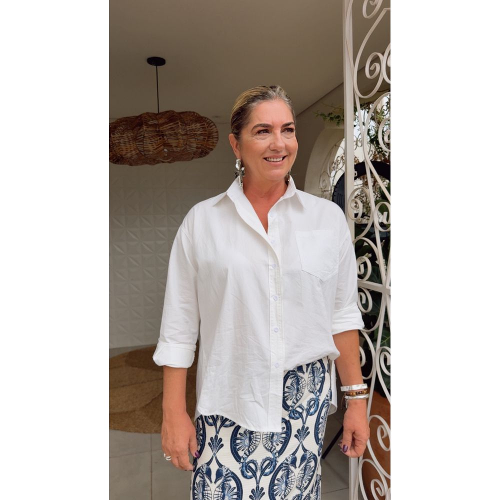Camisa Lin Branco