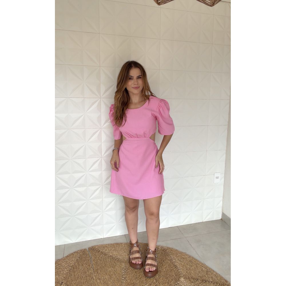 Macaquinho Helena Rosa Chiclete