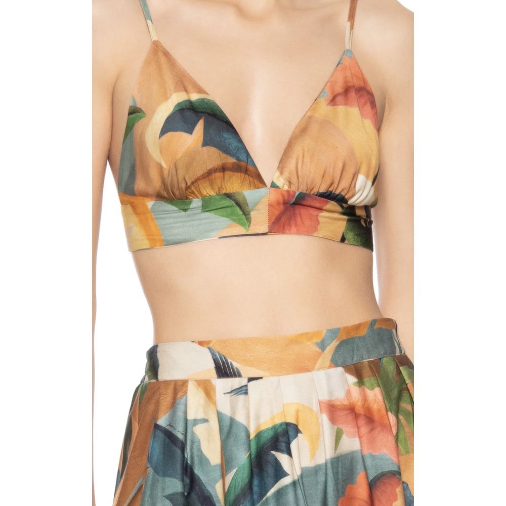 Top Mata Atlântica Estampado