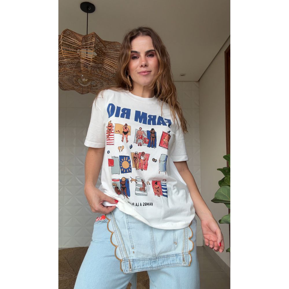 Tshirt Média Playa Farm Rio Estampado