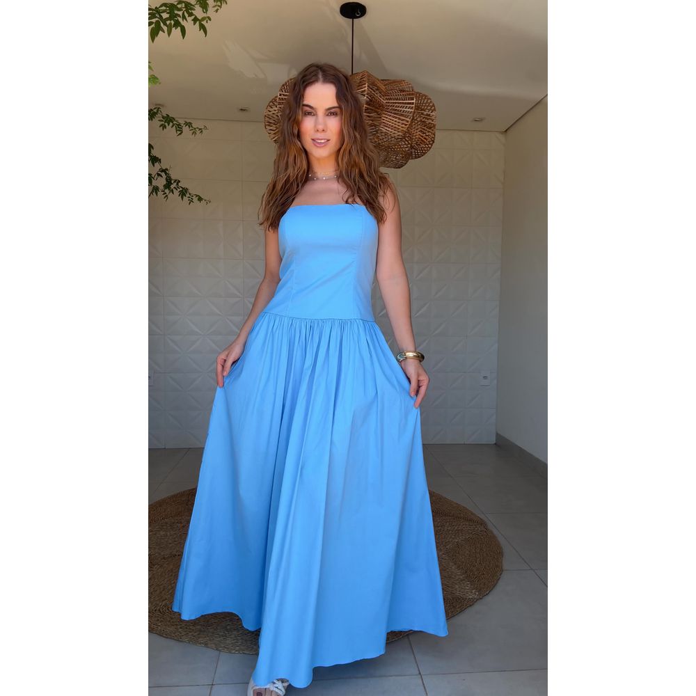 Vestido Geovana Azul