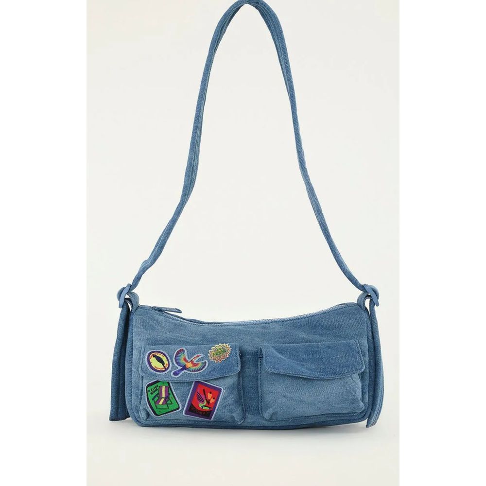 Bolsa Baguete Patch Rio Estampado