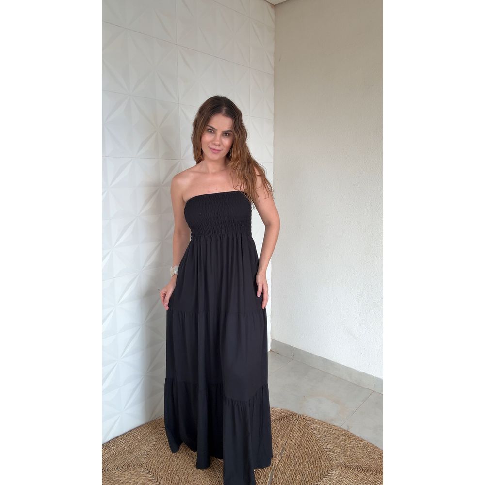 Vestido Valentina Preto