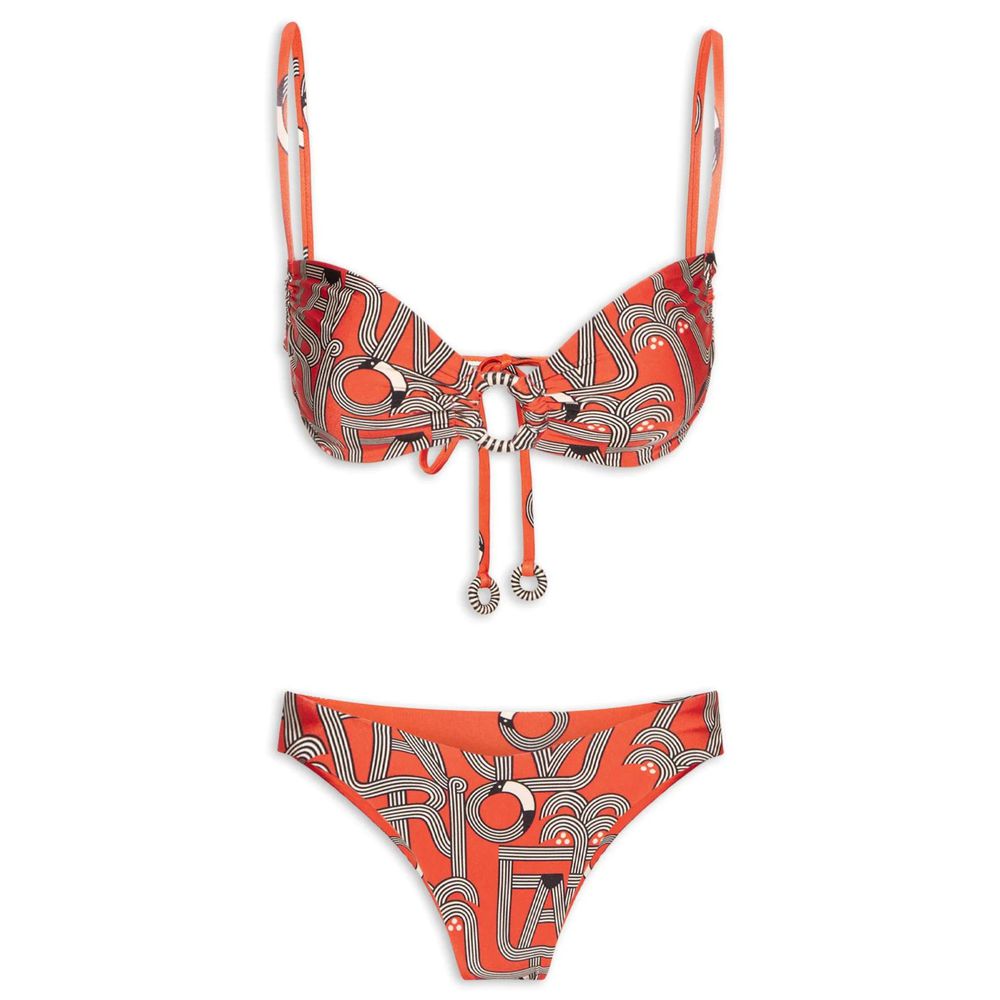 Biquini Asa Delta Double Logotuca Estampado