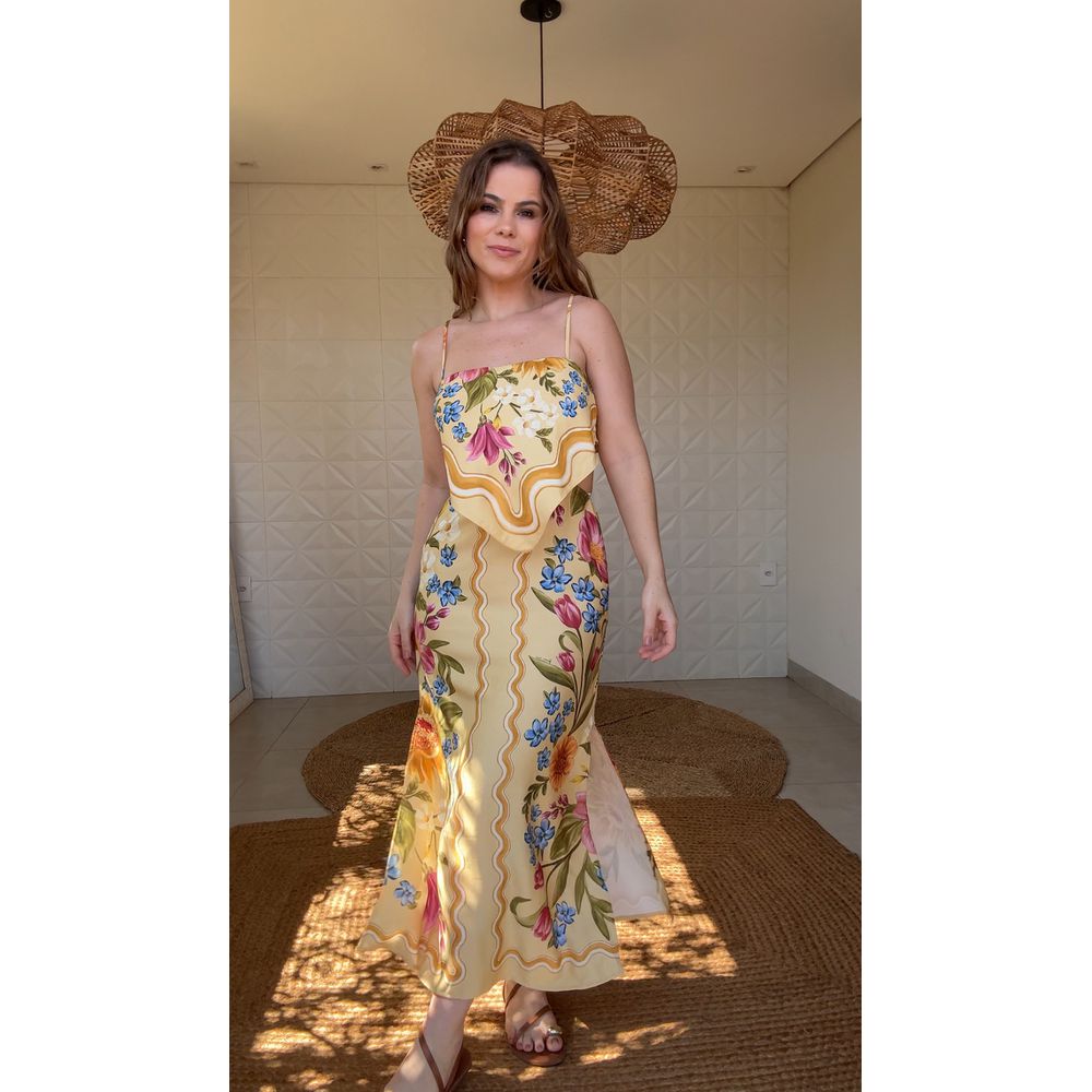Vestido Midi Floral Mari Estampado