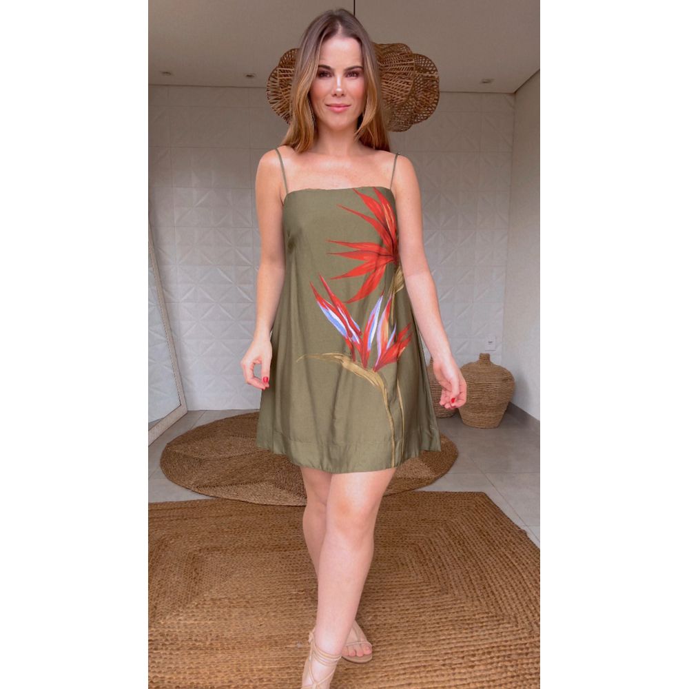 Vestido Curto Max Estrelicia Estampado