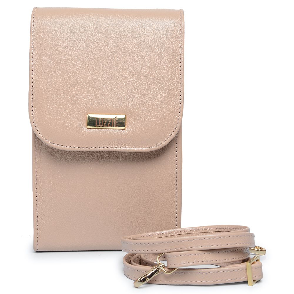 Bolsa Lia Rosê - Metal Ouro | Couro Legítimo
