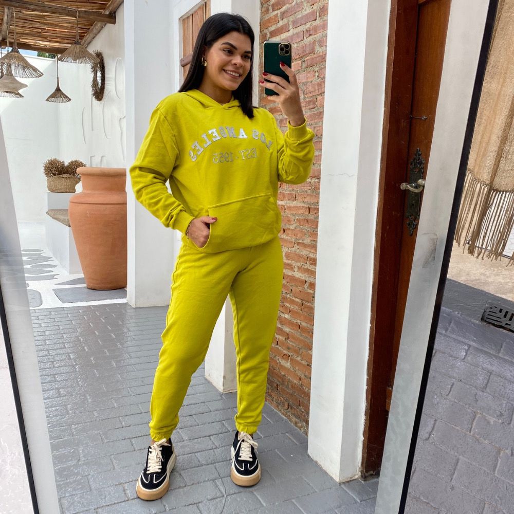 Conjunto moletom lemon - Maranata Moda Feminina