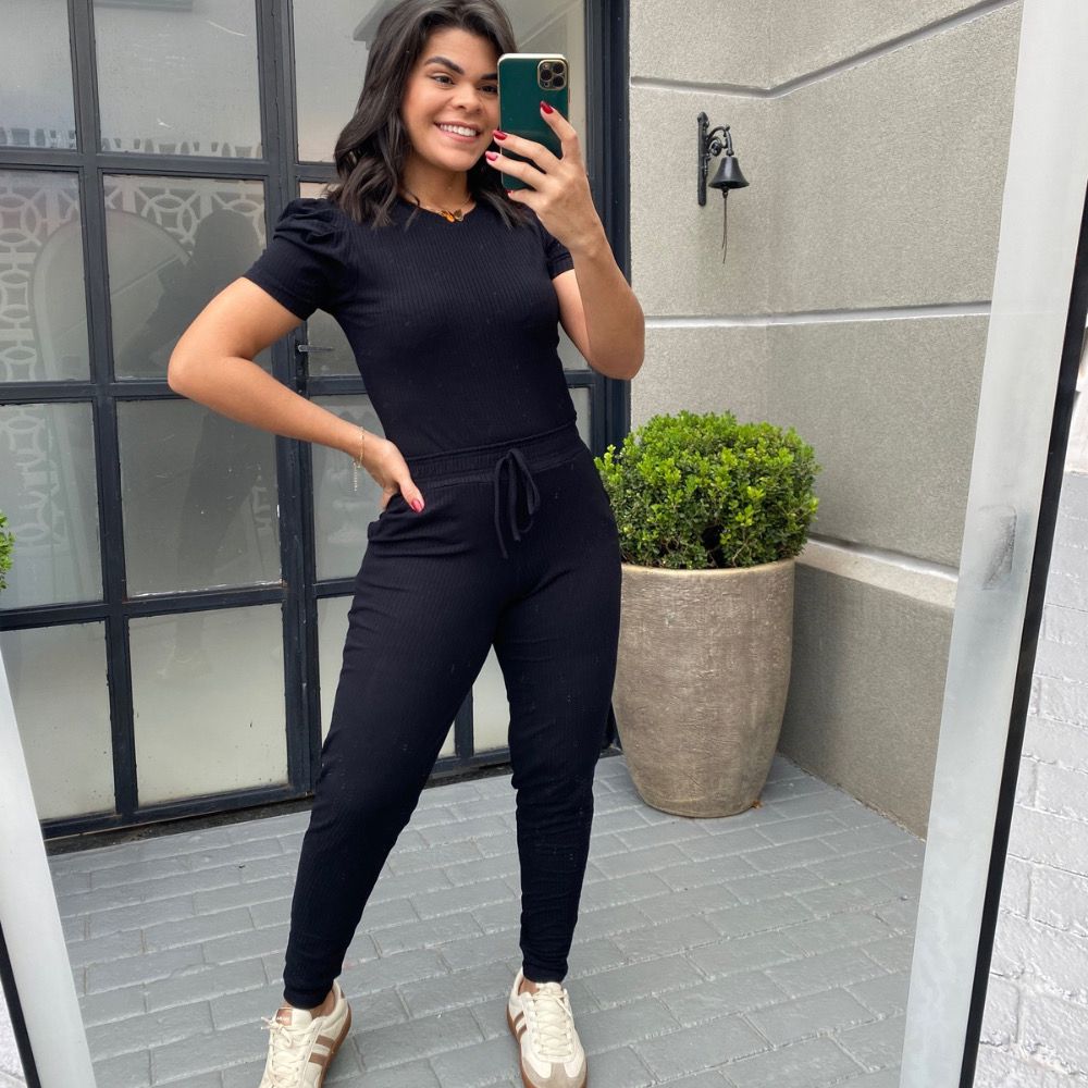 conjunto princesa preto - Maranata Moda Feminina