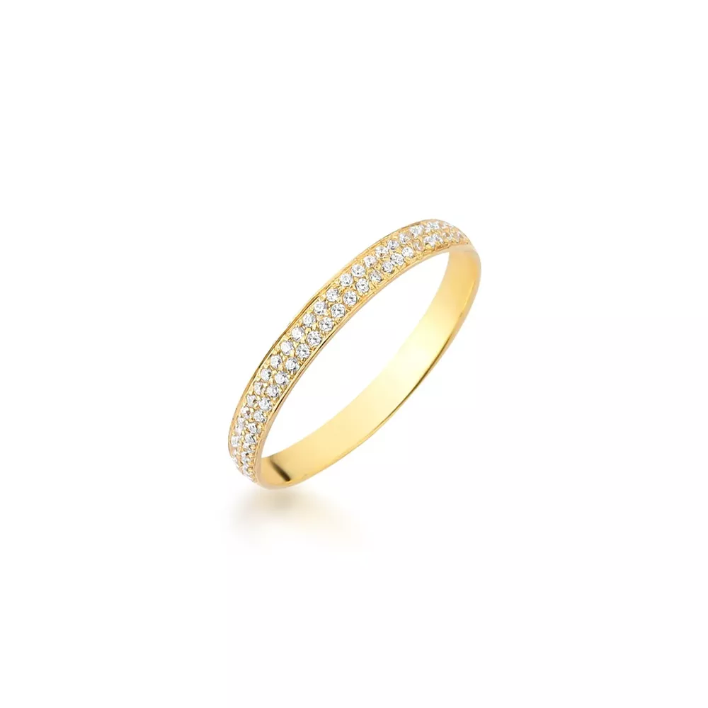 Anel Aparador Tatiane Em Ouro 18k