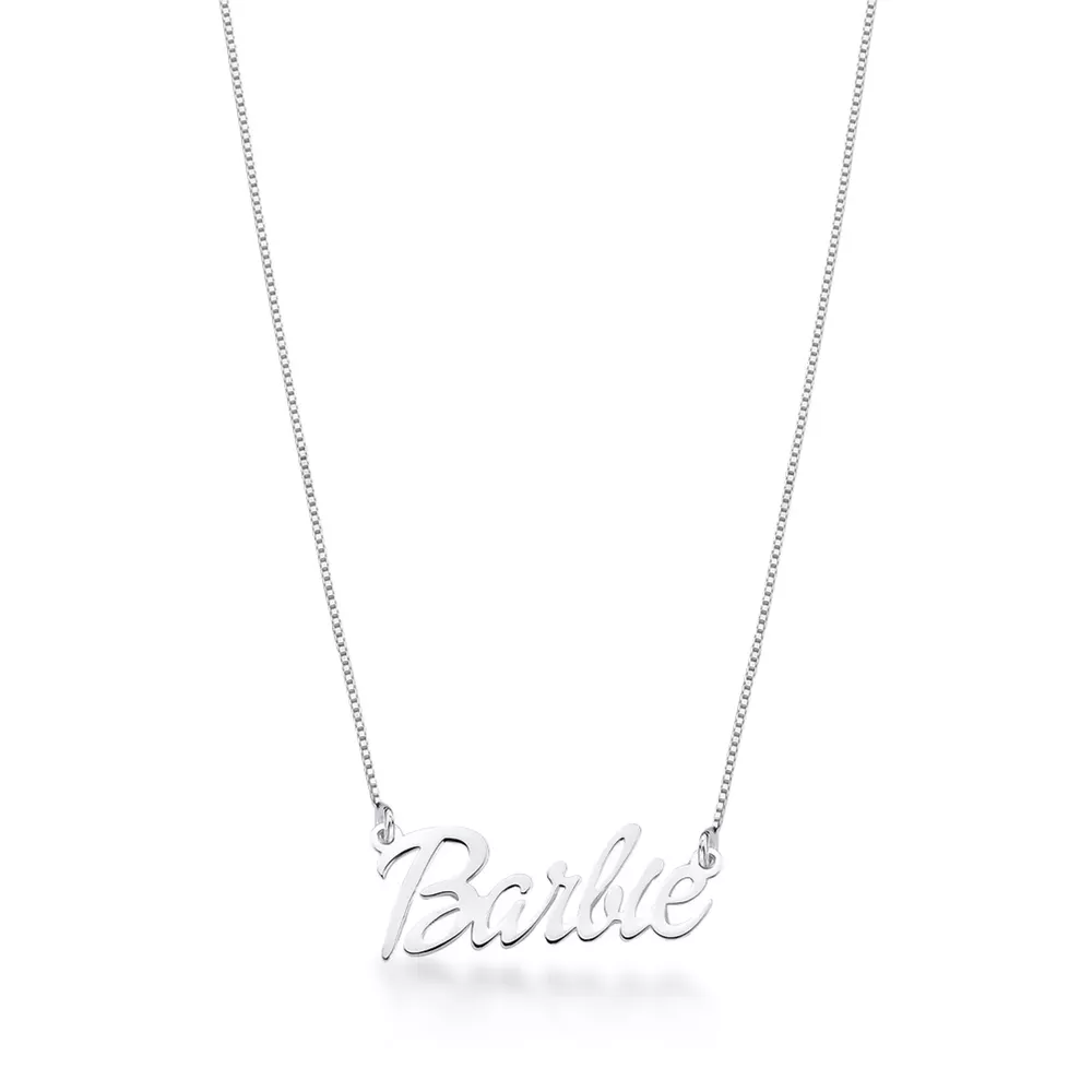 Colar Manuscrito Personalizado Em Prata
