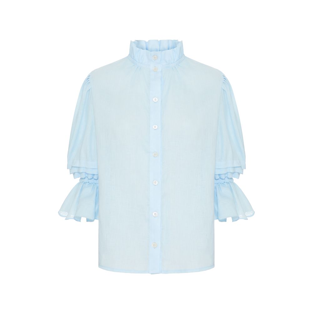 Camisa Eugênia Azul claro - MATIBRAND