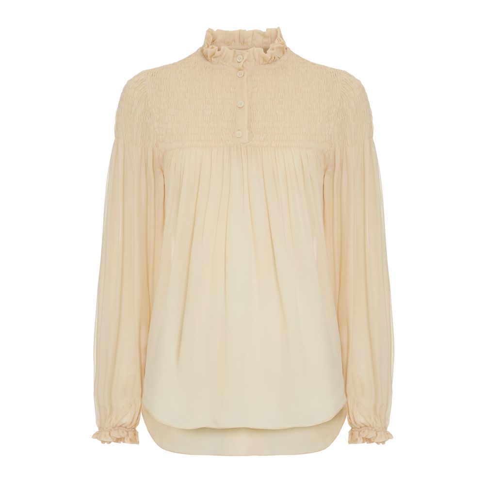 Camisa Eleonora - bege - MATIBRAND
