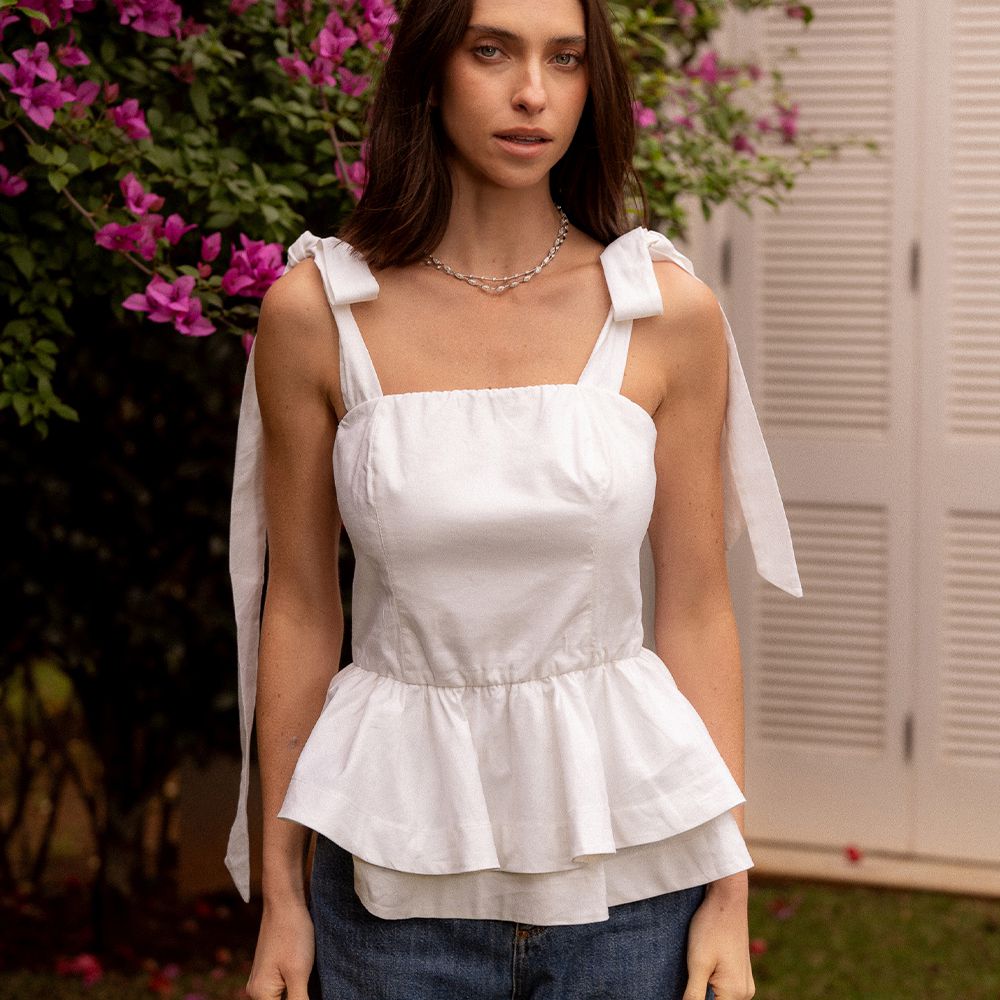 Blusa Amélia - Branco - MATIBRAND
