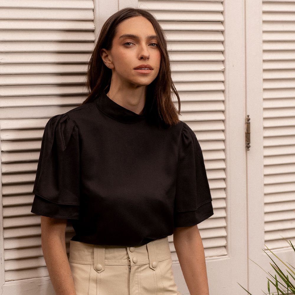Blusa Fernanda - Preto - MATIBRAND