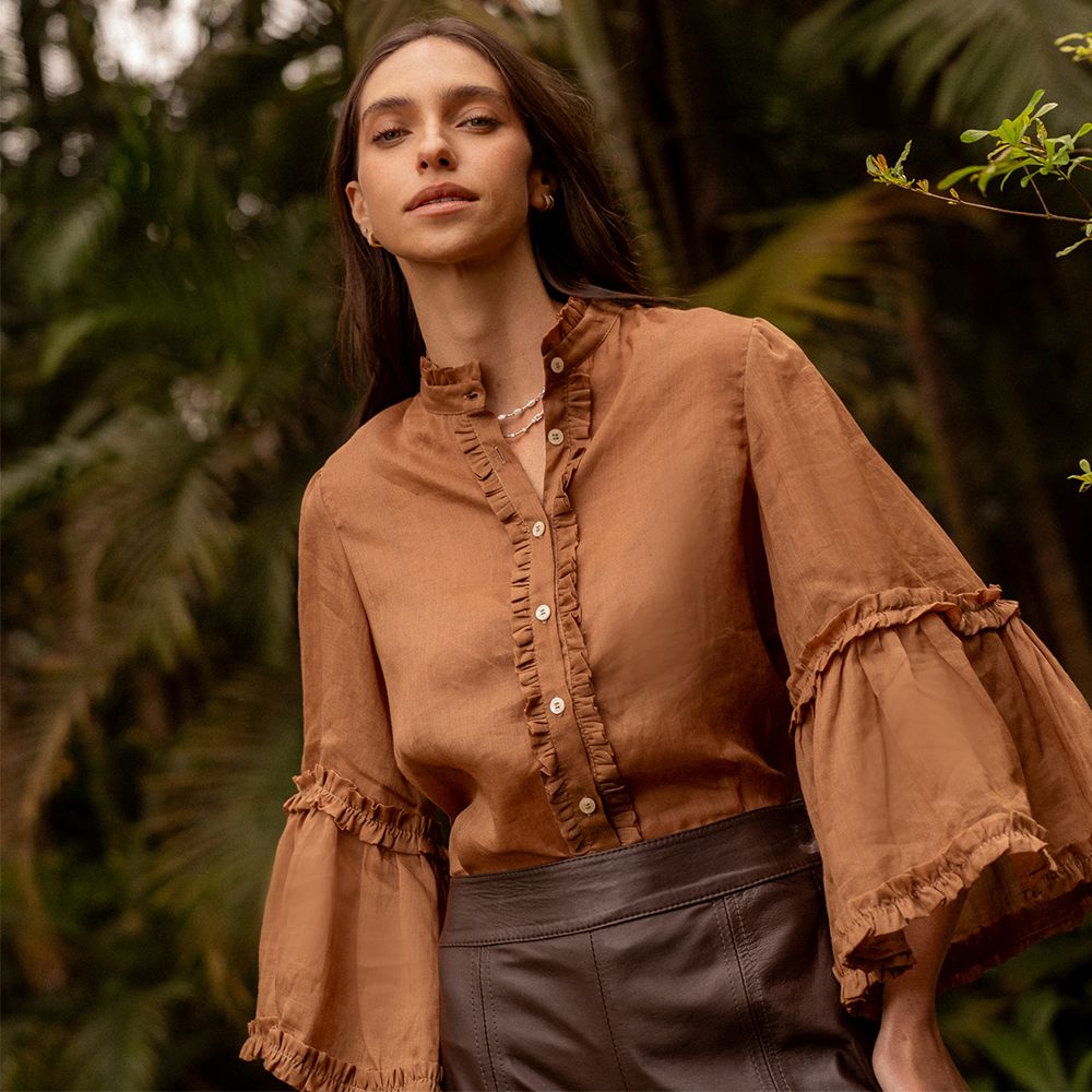 Camisa Marilia - Marrom - MATIBRAND