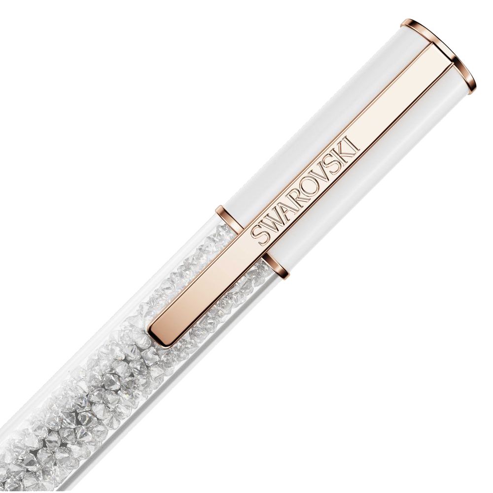 Caneta Swarovski Crystalline Lustre Branca
