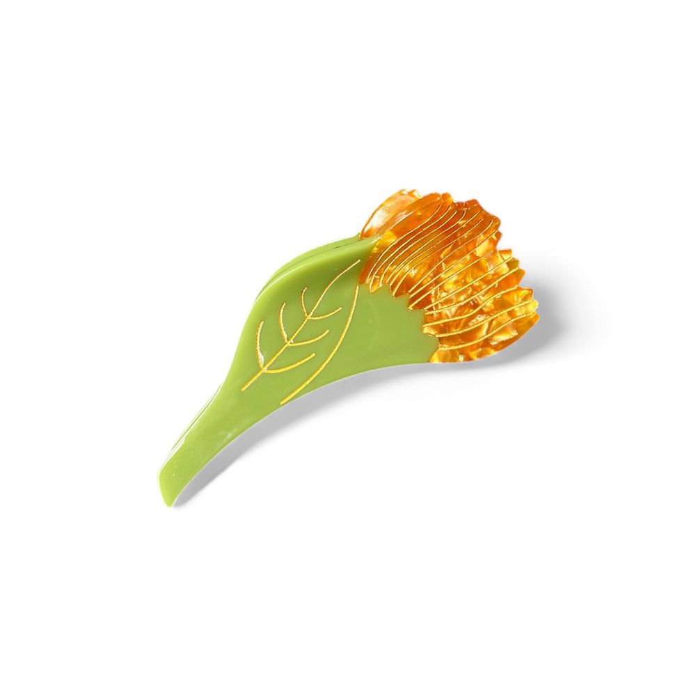 Presilha de Cabelo Flor de Calêndula - Mistik Beauty Cosmetics