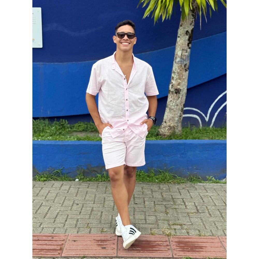 Bermuda Casual Slim Sarja REF:11900