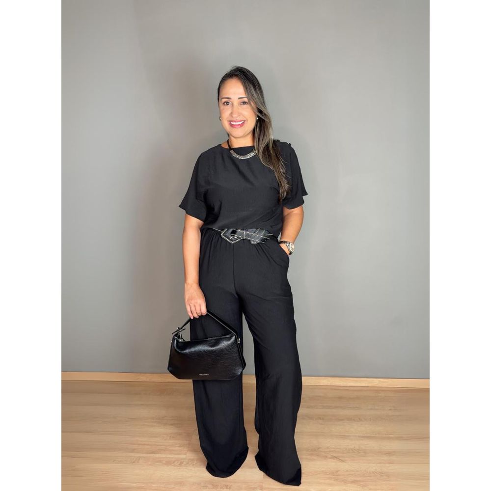 Conjunto Acetinado Com Calça REF:XB21051