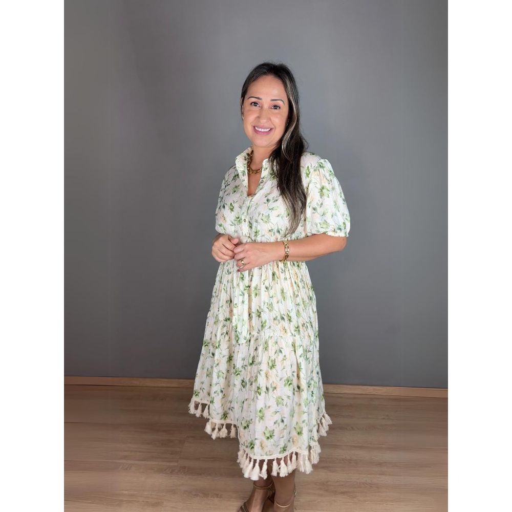 Vestido Midi Floral REF:MK2602