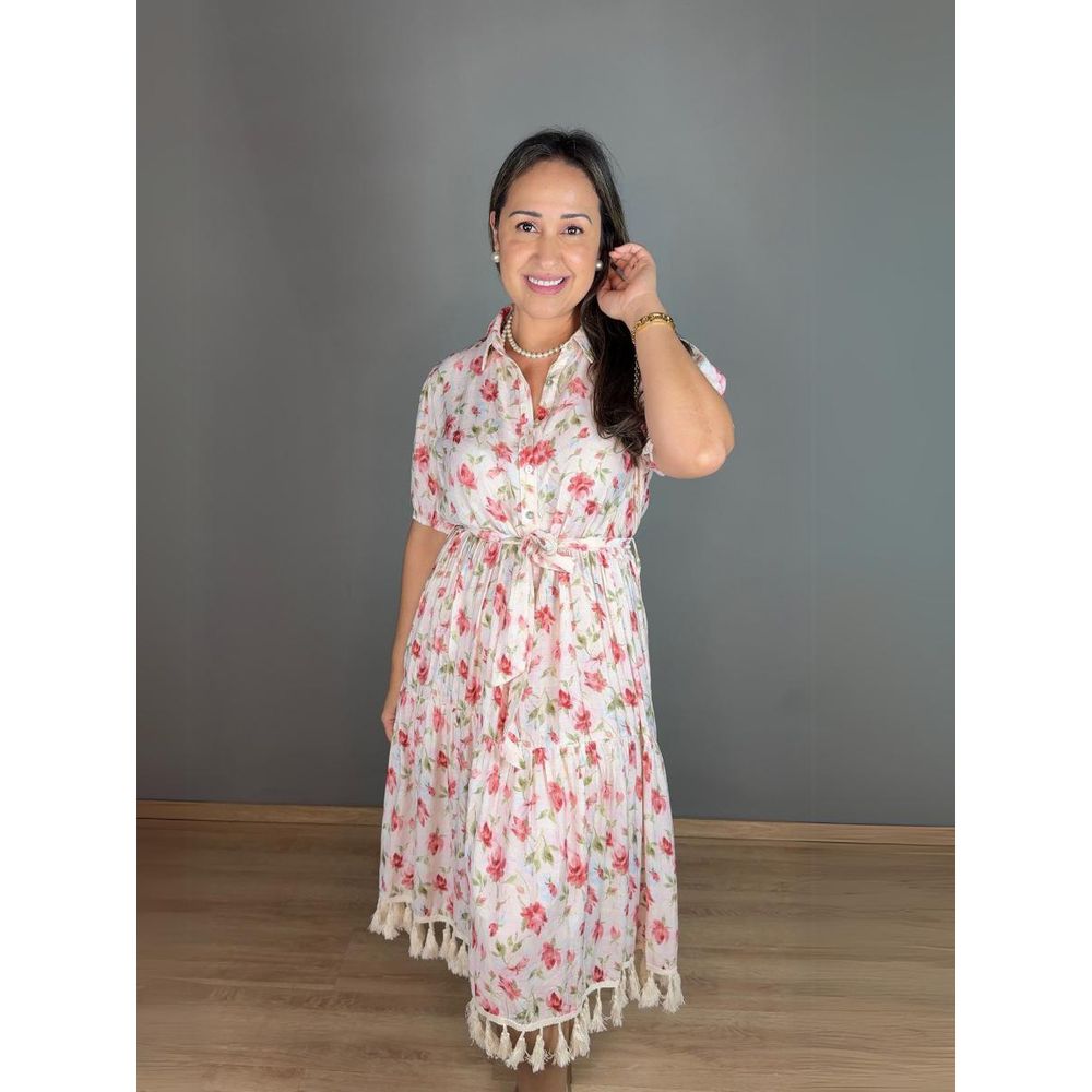 Vestido Midi Floral REF:MK2602
