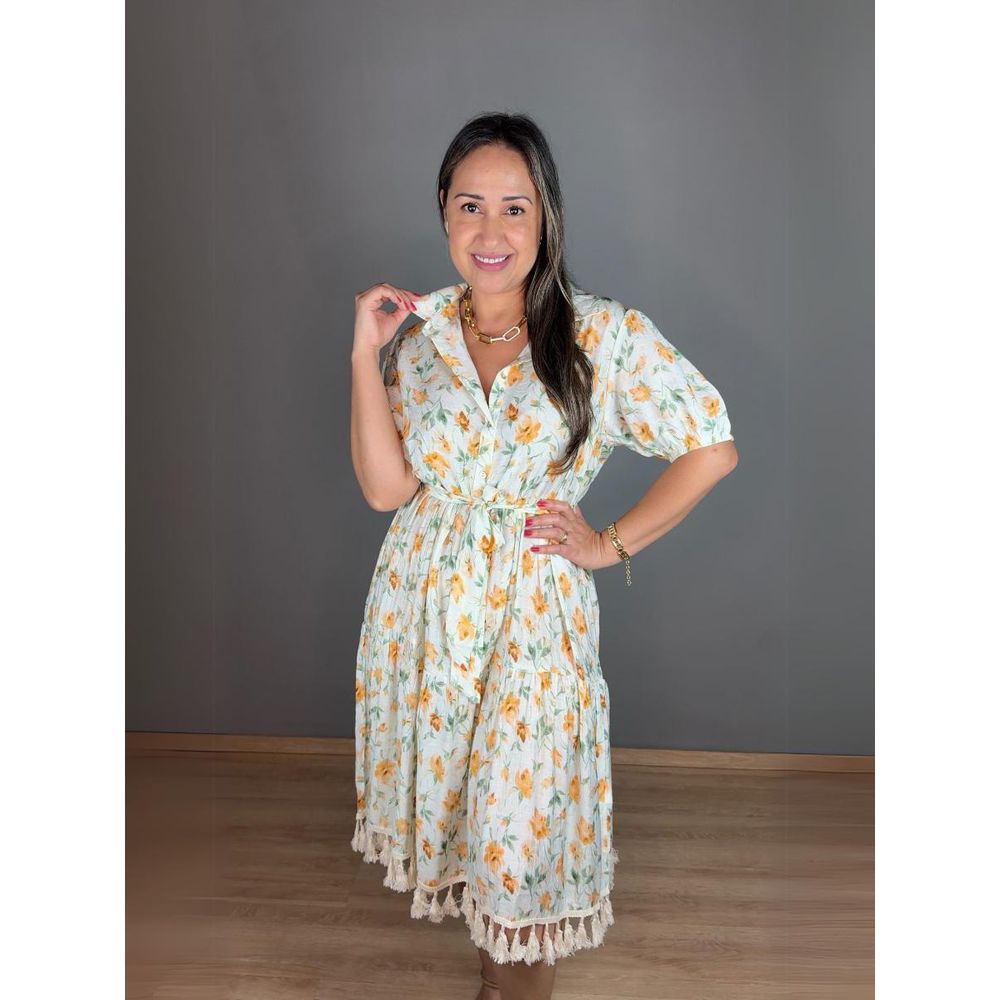 Vestido Midi Floral REF:MK2602