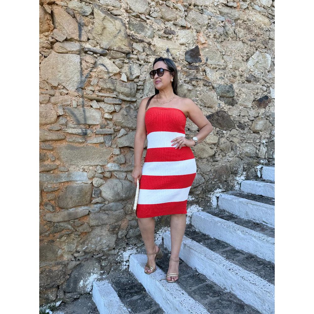 Vestido Midi Duo Tricot REF:J0302