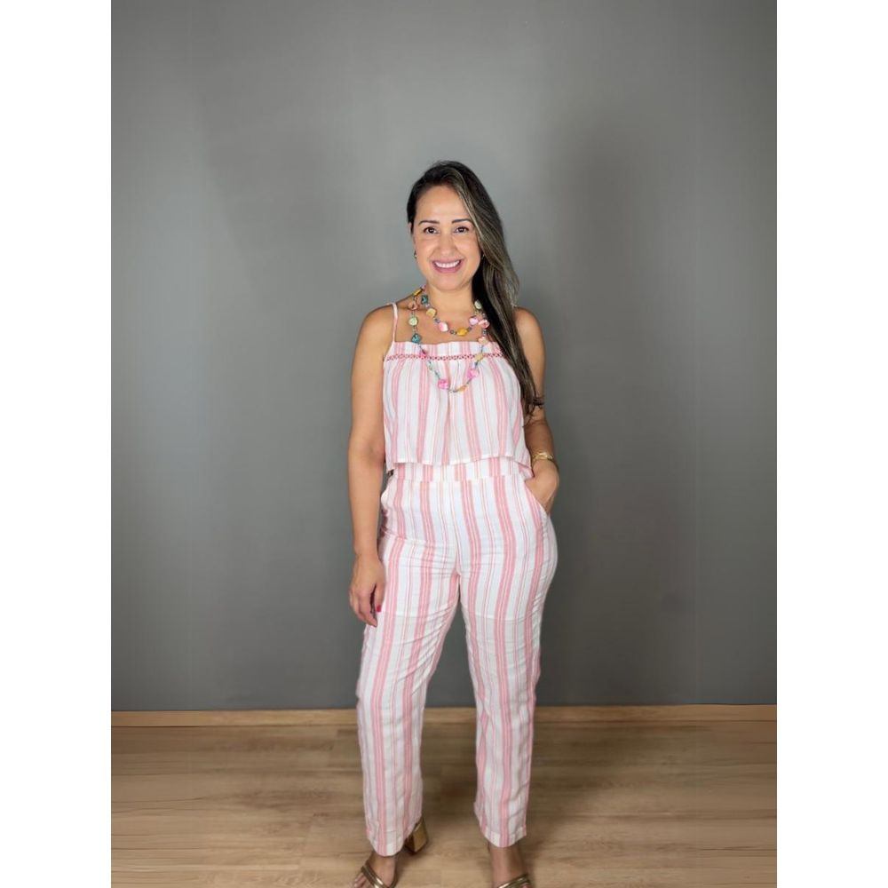Conjunto Listrado Com Calça REF:990001