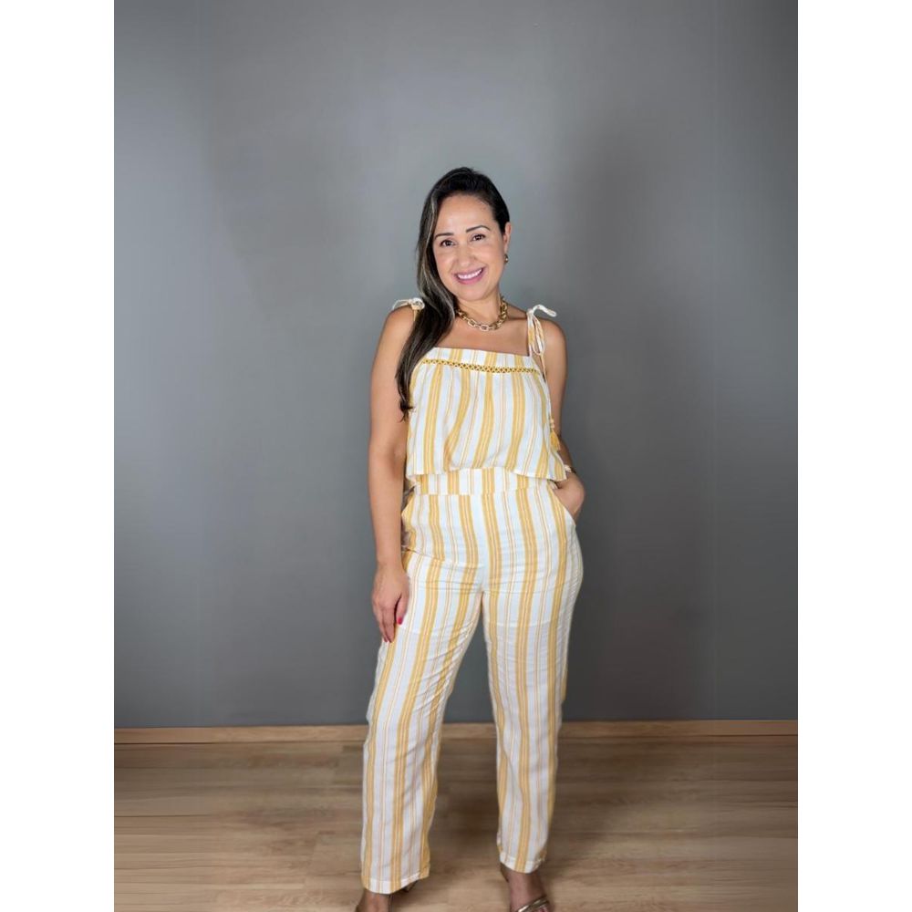 Conjunto Listrado Com Calça REF:990001