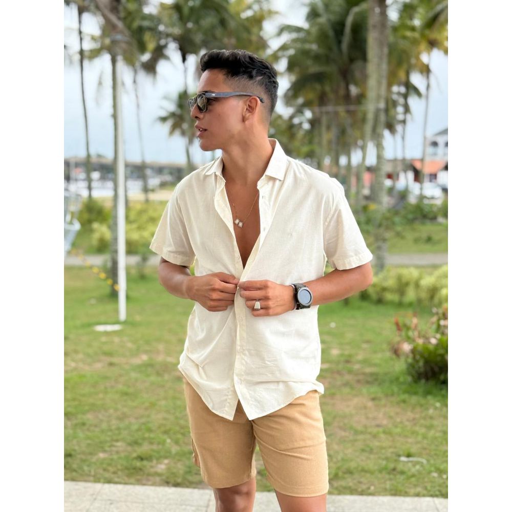 Camisa Viscolinho REF:25110