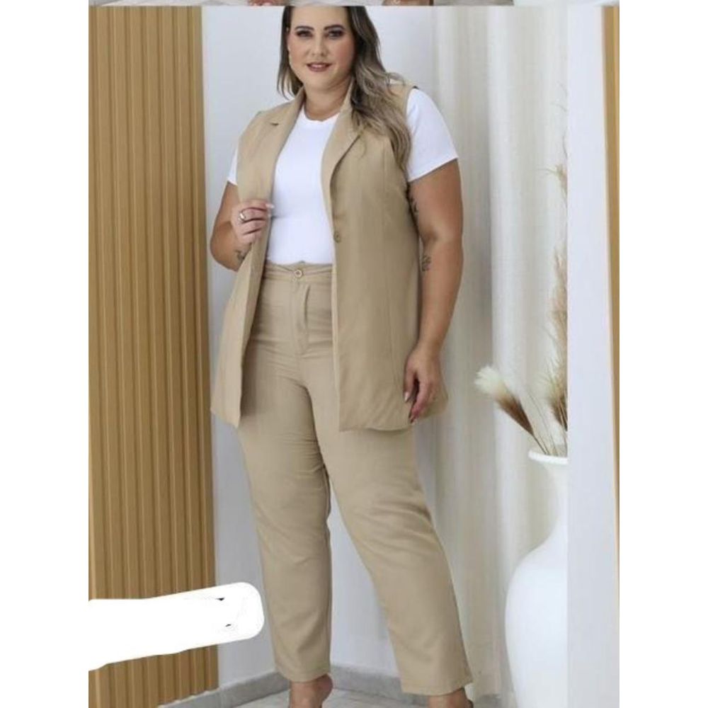 Conjunto Plus Colete Com Calça REF:LF8582P