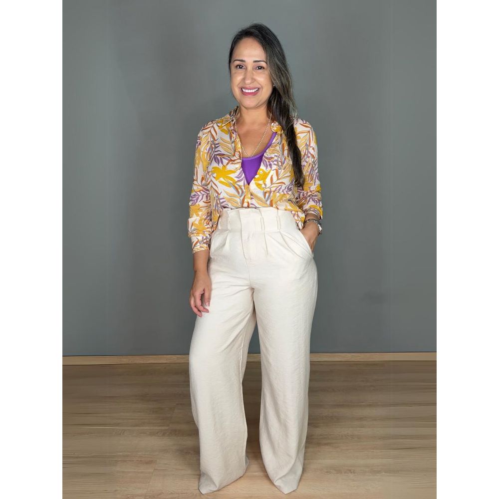 Camisa Estampada Viscose REF:410776