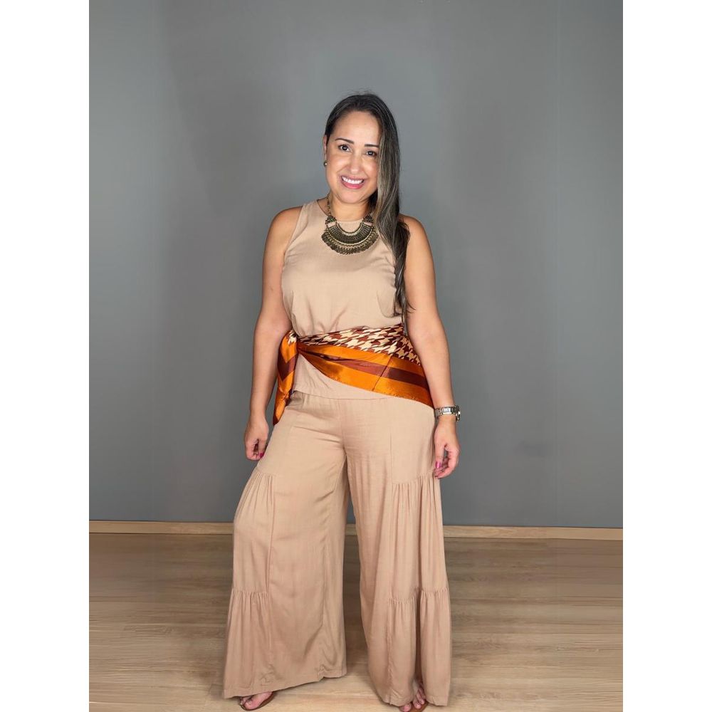 Calça Maxi Pantalona Viscose REF:411167