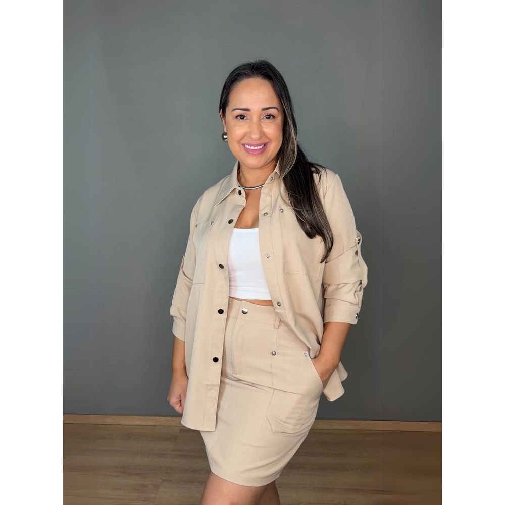 Conjunto Saia com Camisão REF:JN1042