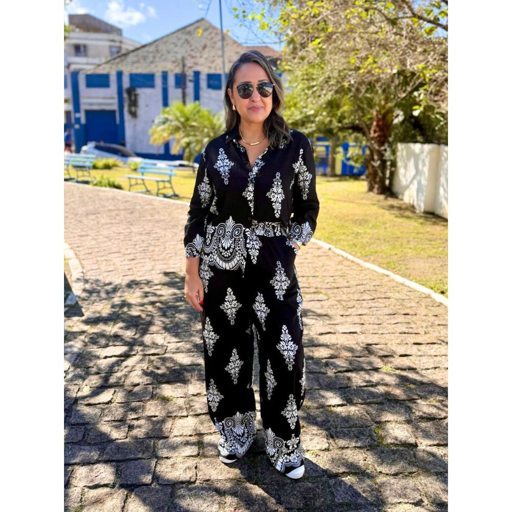 Camisa Tradicional Estampada REF:B3177