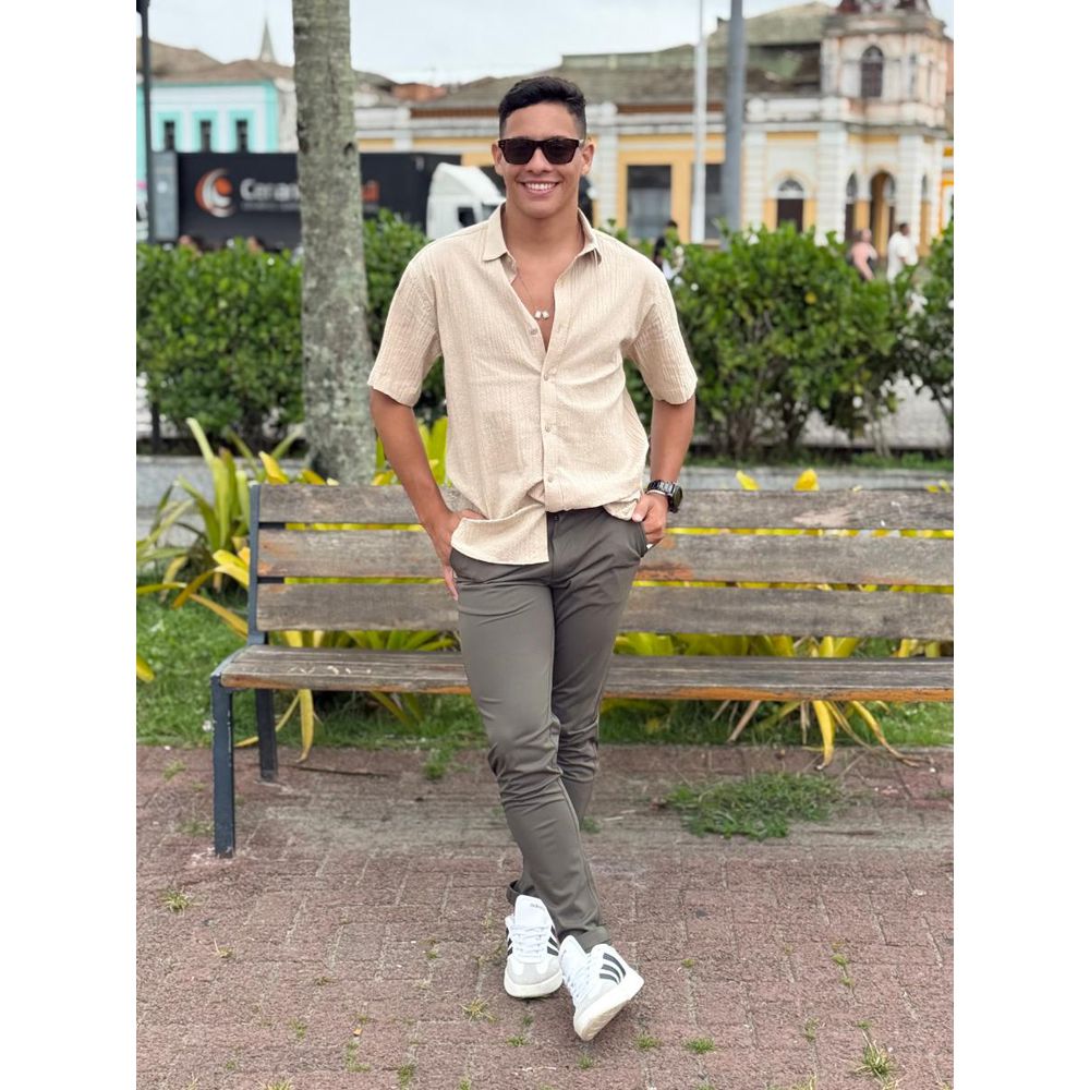 Calça Casual Microfibra REF:CLLL0300