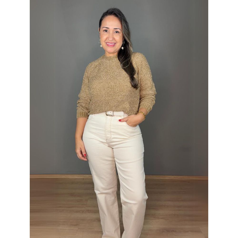 Blusa Mousse Tricô REF:HZ219