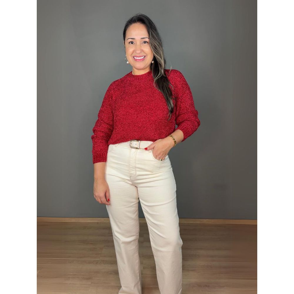 Blusa Mousse Tricô REF:HZ219