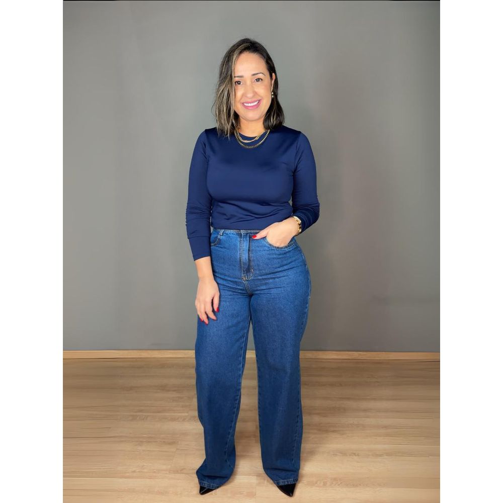 Calça Wide Leg Jeans REF:6406