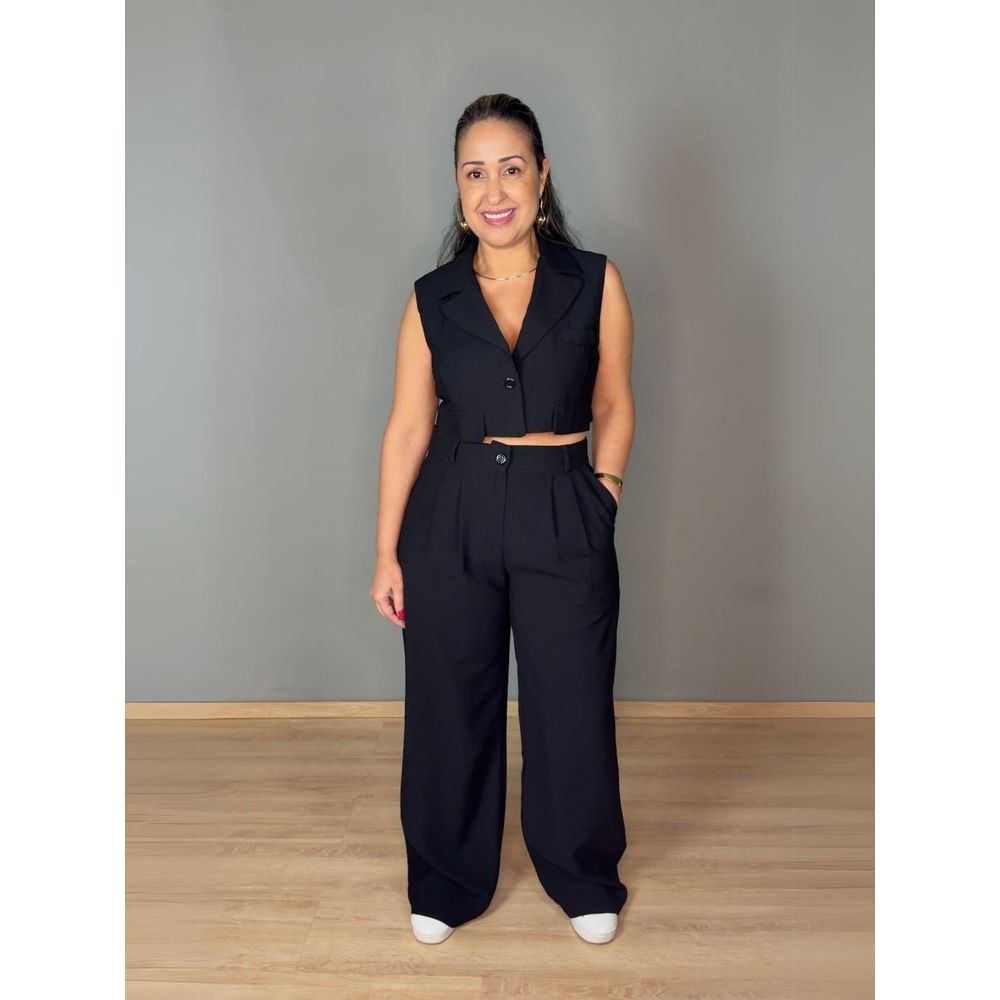 Conjunto Pantalona Com Colete REF:ZK1498