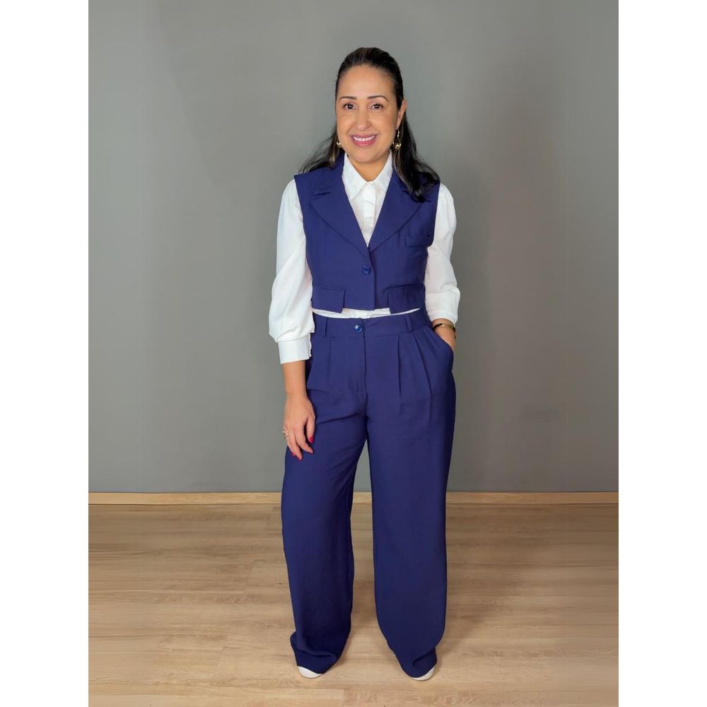 Conjunto Pantalona Com Colete REF:ZK1498