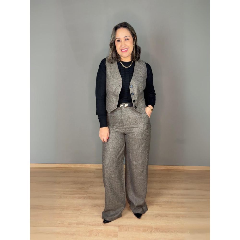 Conjunto Pantalona Com Colete REF:AM7113