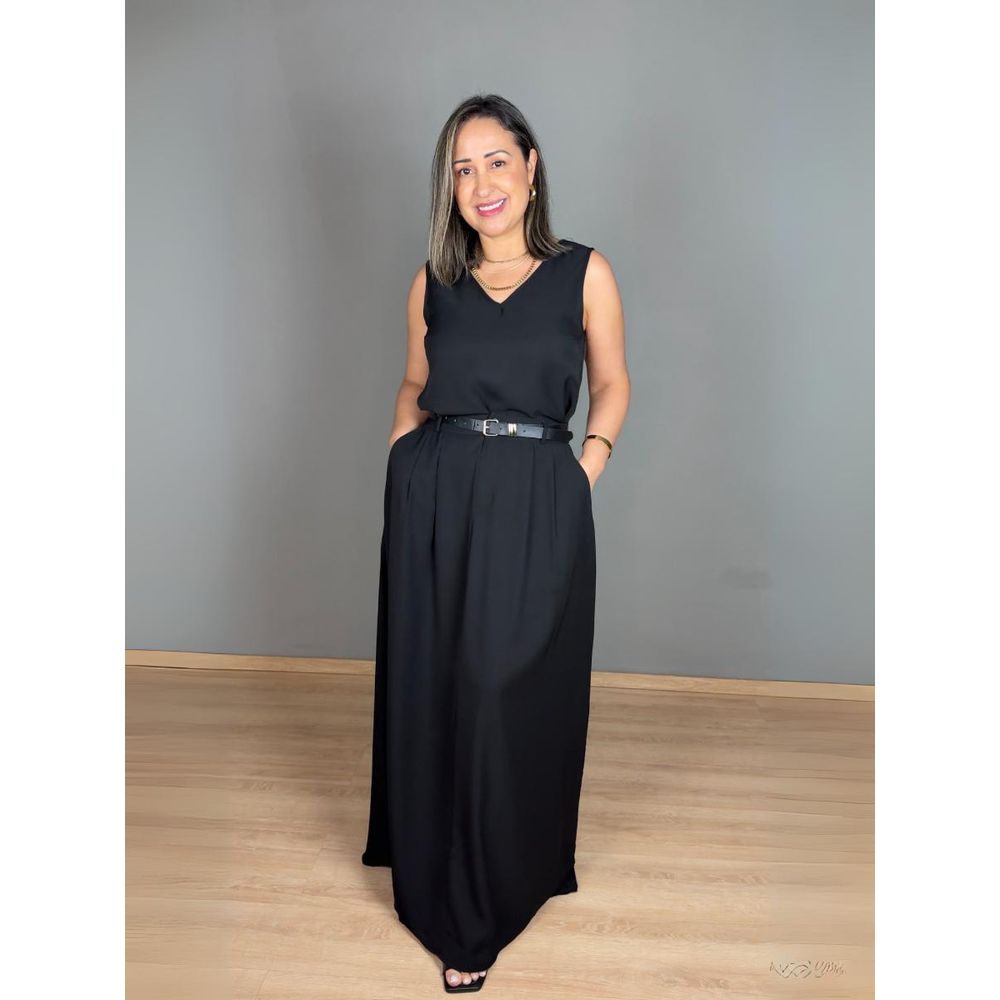 Conjunto Saia Longa Com Cinto REF:ME3022