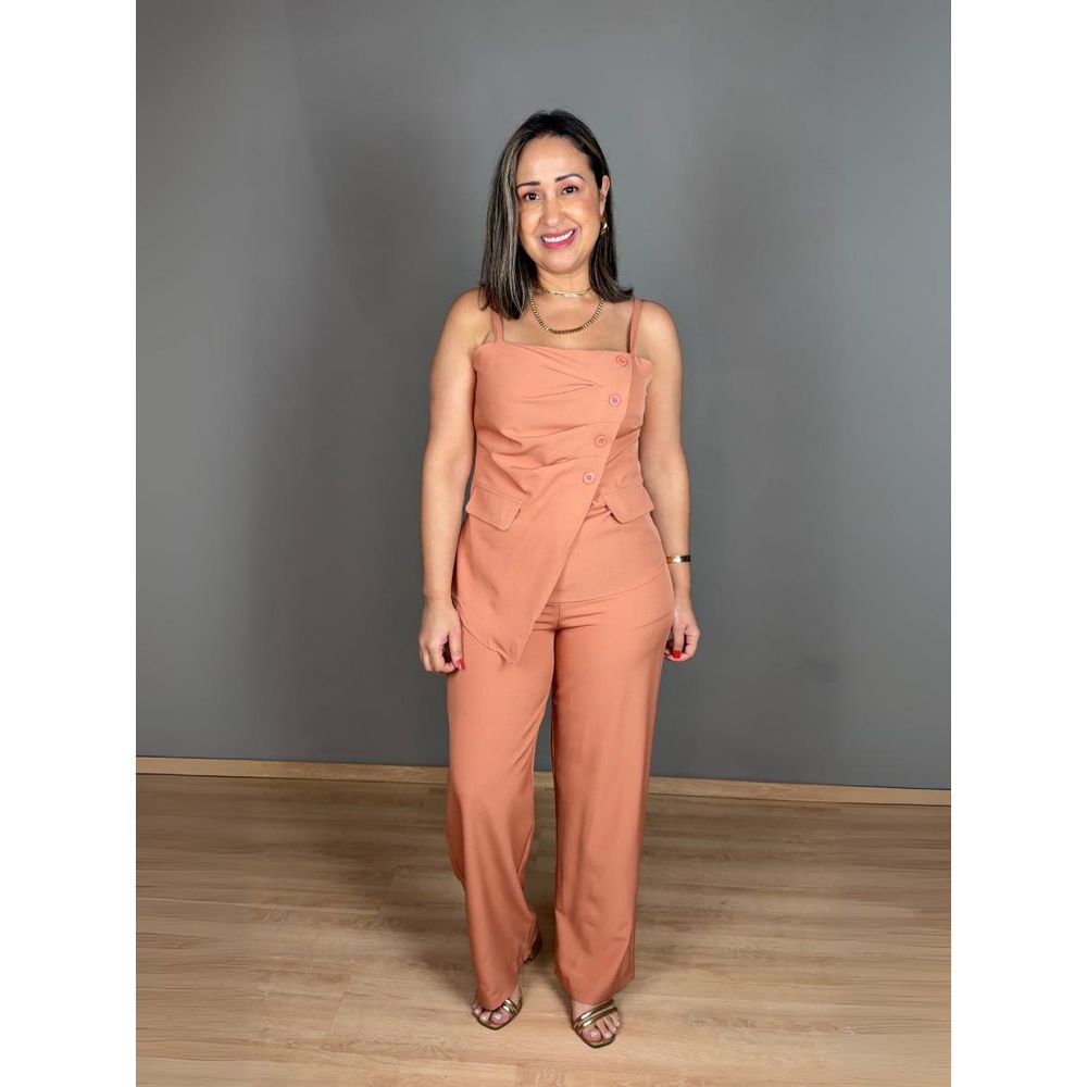 Conjunto Alcinha Com Calça Alfaiataria REF:JN1051
