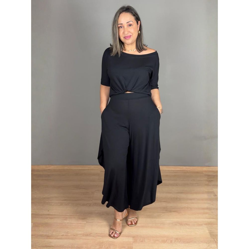 Conjunto Calça Com Ponta Viscolycra REF:CJ0651