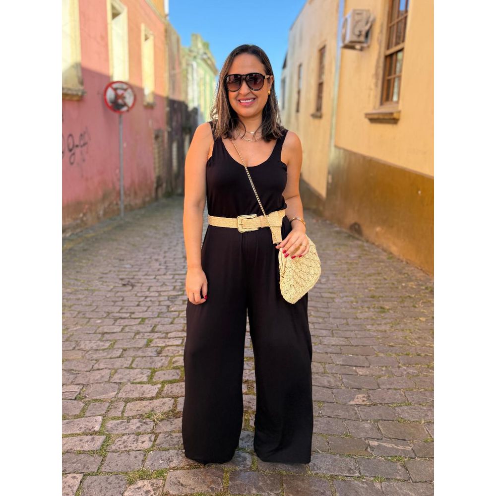 Macacão Regata Pantalona Visco REF:M0451