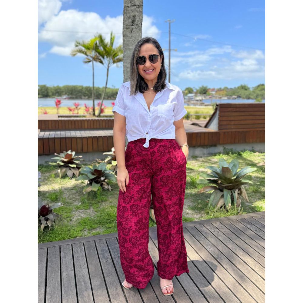 Calça Estampada Com Bolso REF:810079